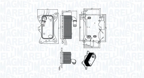 Oil Cooler, engine oil